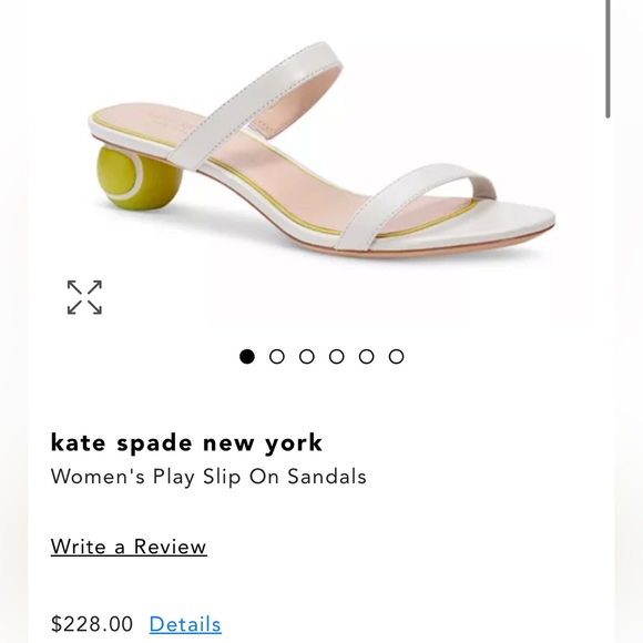 kate spade Shoes Kate Spade Tennis Ball Heel Sandals Poshmark